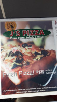 J's Pizza food