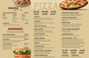 Spice Lounge And Pizza food