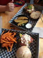 The Works Craft Burgers Beer food