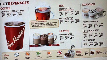 Tim Hortons food