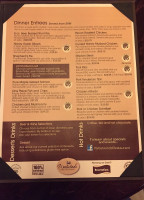 Westwinds Restaurant menu