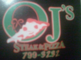 Oj's Steak Pizza food