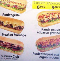 Subway food