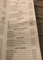 Gold Village Chinese menu