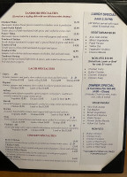 Lachi Indian Restaurant menu