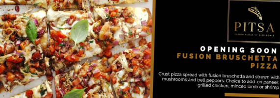 Pitsa Fusion Pizzas 'n ' Rice Bowls food