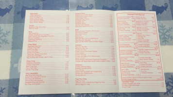 Song Hee Take Out menu