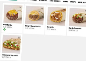 Taco Bell food