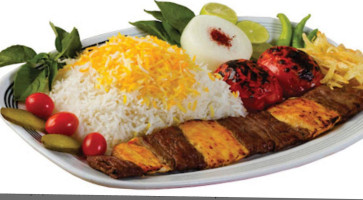 Persian Kabob And Sandwiches food