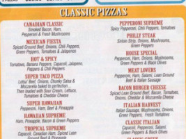 Canadian 2 for 1 Pizza menu