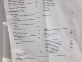 Specialty Bakery & Bistro menu