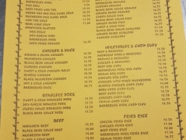 Canton Restaurant menu