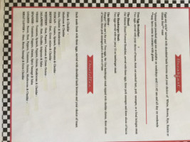 Silver Creek Cookhouse menu