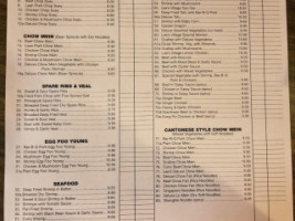 Lee's Village Restaurant menu