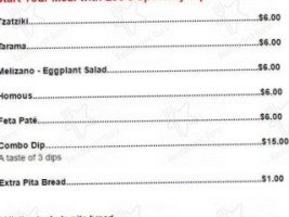 Leo's Tapas & Grill Greek Cuisine menu