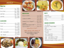 Jamrock Irie Jerk menu