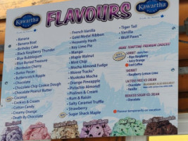 Kawartha Dairy menu