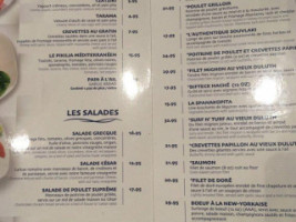 Au Vieux Duluth menu