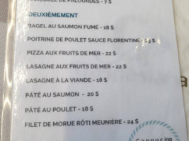 Au Goût Du Large menu