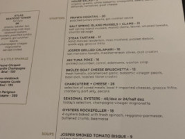 Atlas Steak + Fish Cardápio