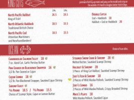 Joey's Seafood Restaurants - Meadowood menu