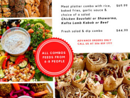 Fahda's Pita Wrap menu