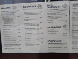 K Cafe menu