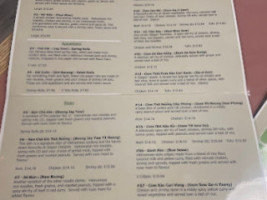 Saigon Delights menu