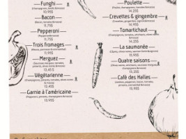 Cafe Des Halles Enr menu