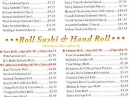 Sushi Me menu