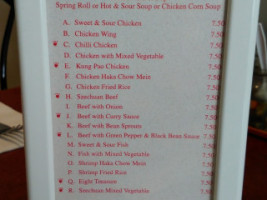 Good Luck Chinese Restaurant menu