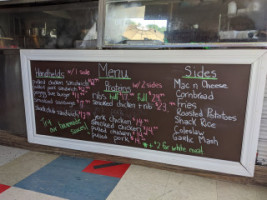 The Shack Eatery menu