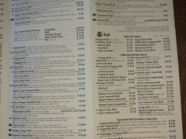 Sushi Mori menu