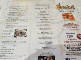 Openrice Asian Fusion menu