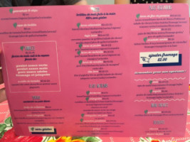 La Tamalera Haute Cuisine de Rue Mexicaine menu