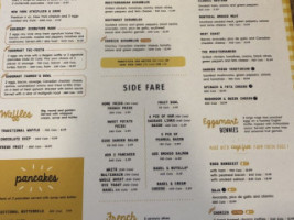 Eggsmart menu