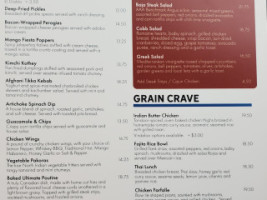 Water Tower Grill Bar menu