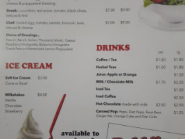 Bobbi's Diner menu