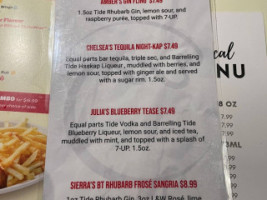 Boston Pizza menu