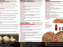 Green Olive Pizza menu