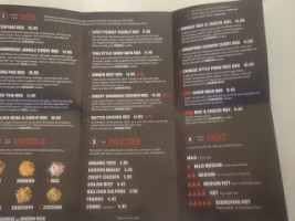 Noodlebox menu