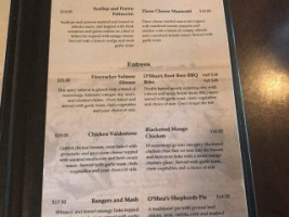 O'shea's menu