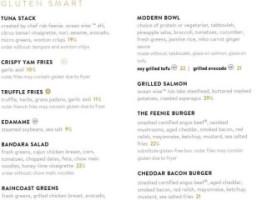 Cactus Club Cafe menu