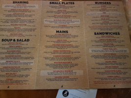 Clocktower Brew Pub Bank Street menu