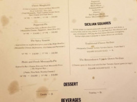 Aj's Brooklyn Pizza Joint menu