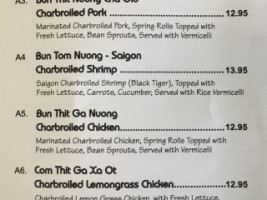 Saigon Noodle House menu