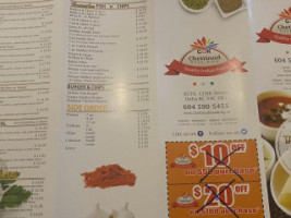 Chettinad Dosa King menu