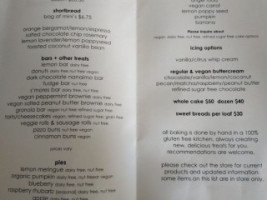 The Gluten Free Epicurean menu