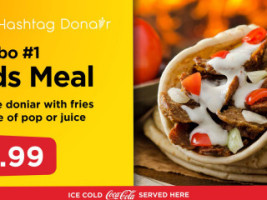 Hashtag Donair menu