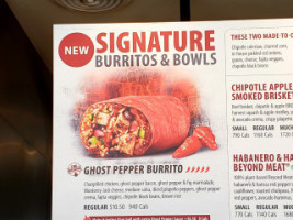 Mucho Burrito menu